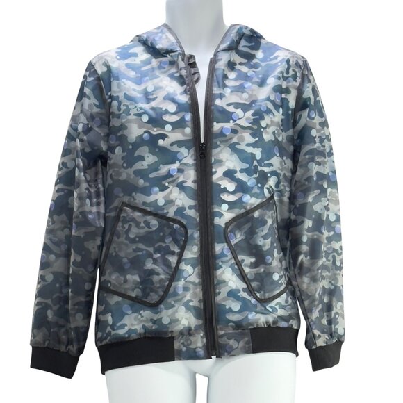 Wonder Nation Kids Camouflage Rain Shell Hooded Jacket Polyurethane Size XXL - Picture 12 of 12